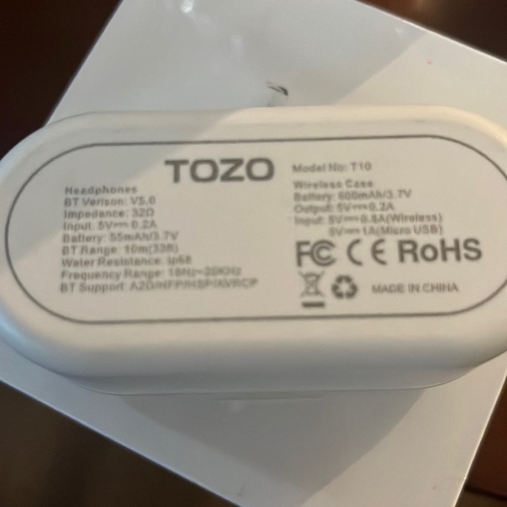 Tozco T10 5.0 earbuds